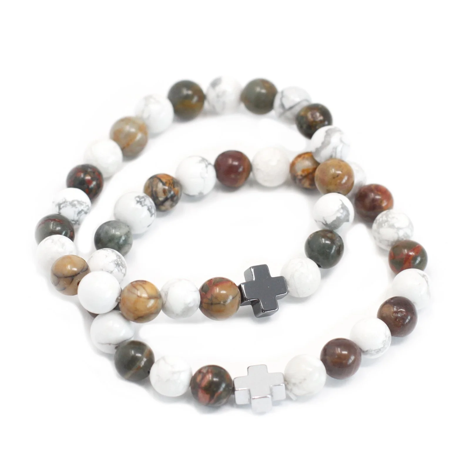 Gemstone+Friendship+Bracelet+Peace+Picasso+Jasper+and+White+Howlite.jpeg