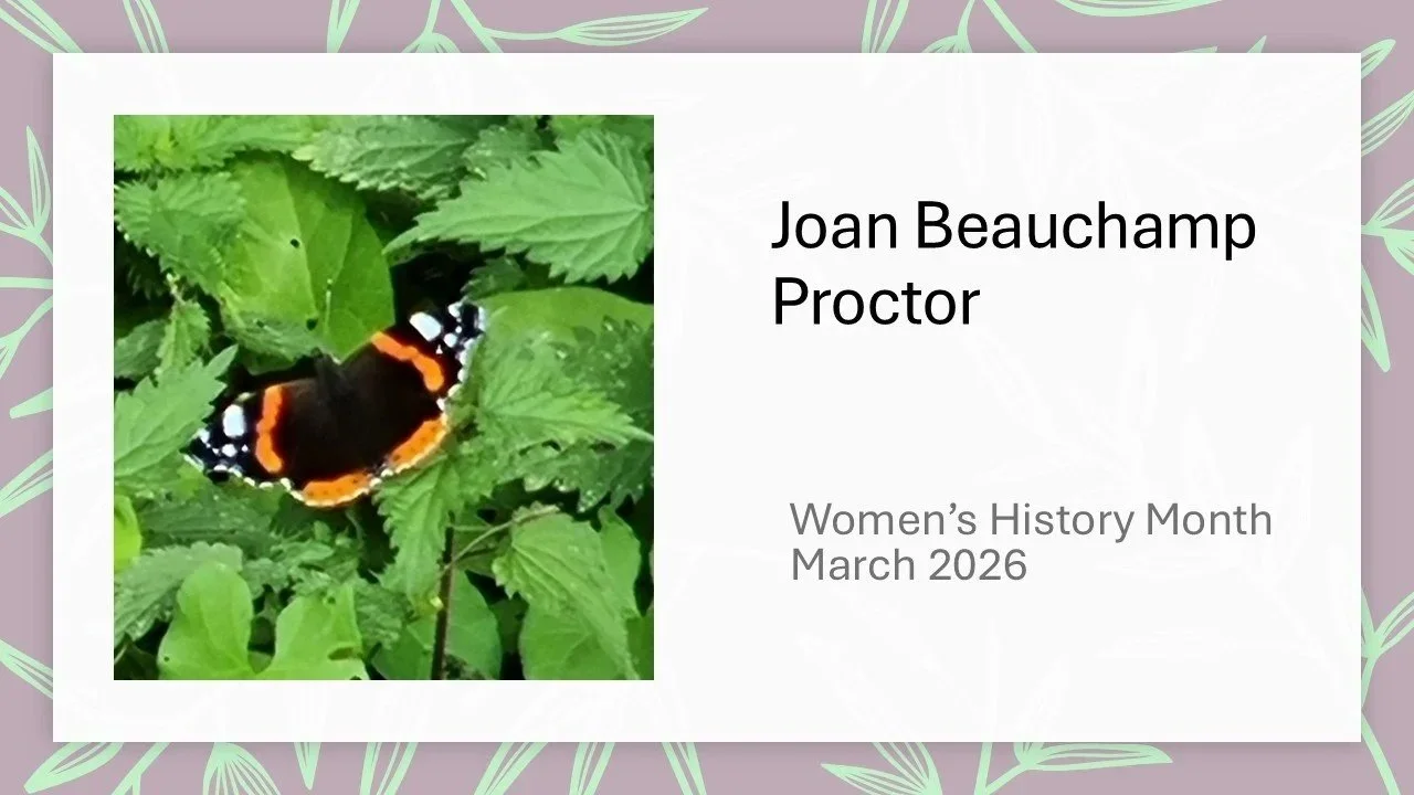 Women’s History Month - Joan Beauchamp Proctor