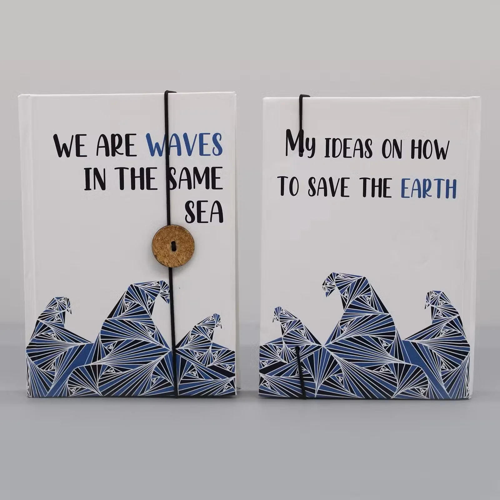 Notebook with strap - Waves in the same sea 5.jpg
