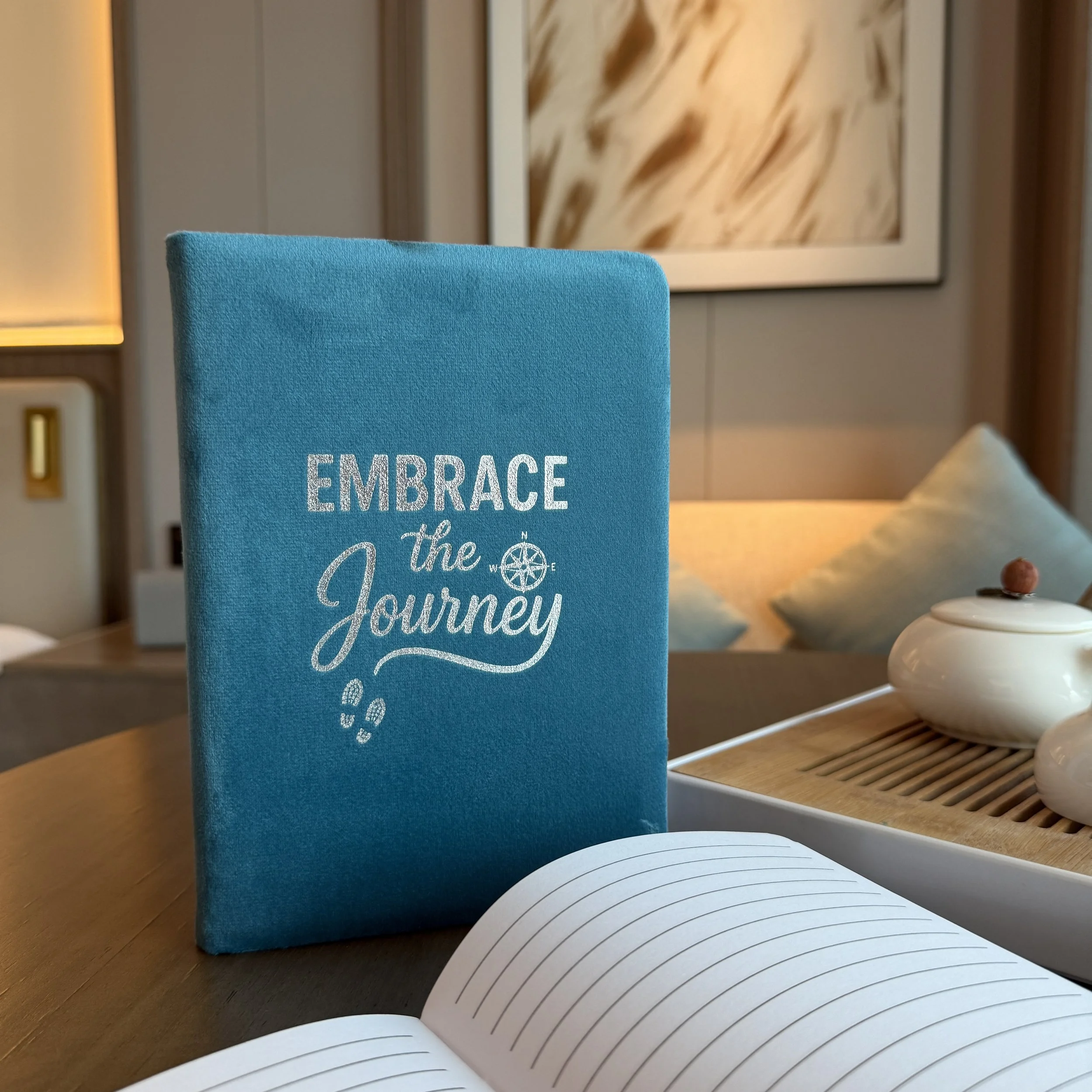 Embrace the journey Light Blue velvet notebook 80 pages.jpeg