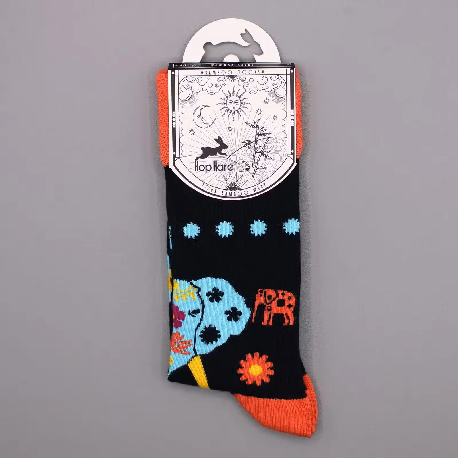 Hop Hare Bamboo Socks SM - Cosmic Elephant 4.jpg