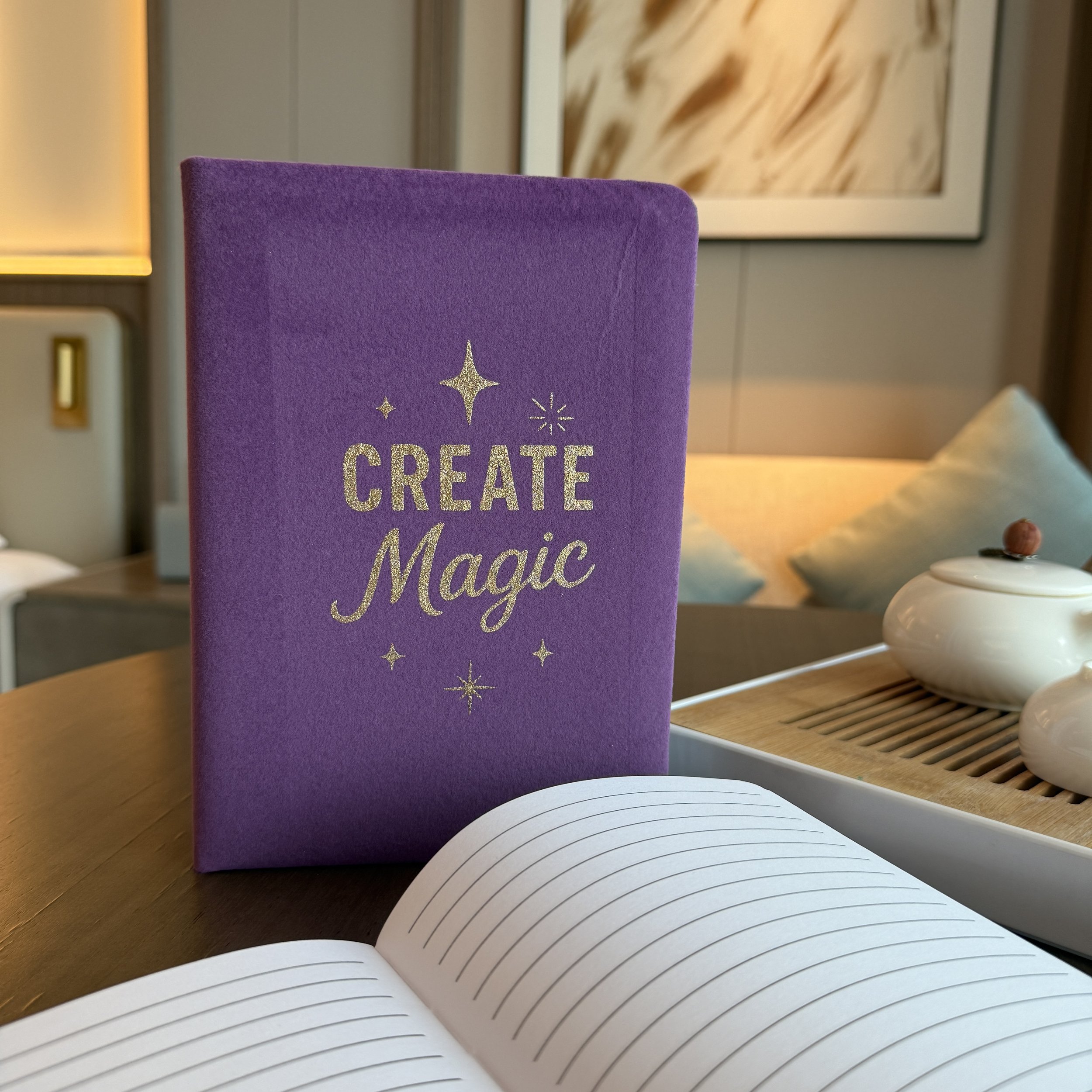 Create Magic Purple Velvet Notebook 80 pages.jpeg