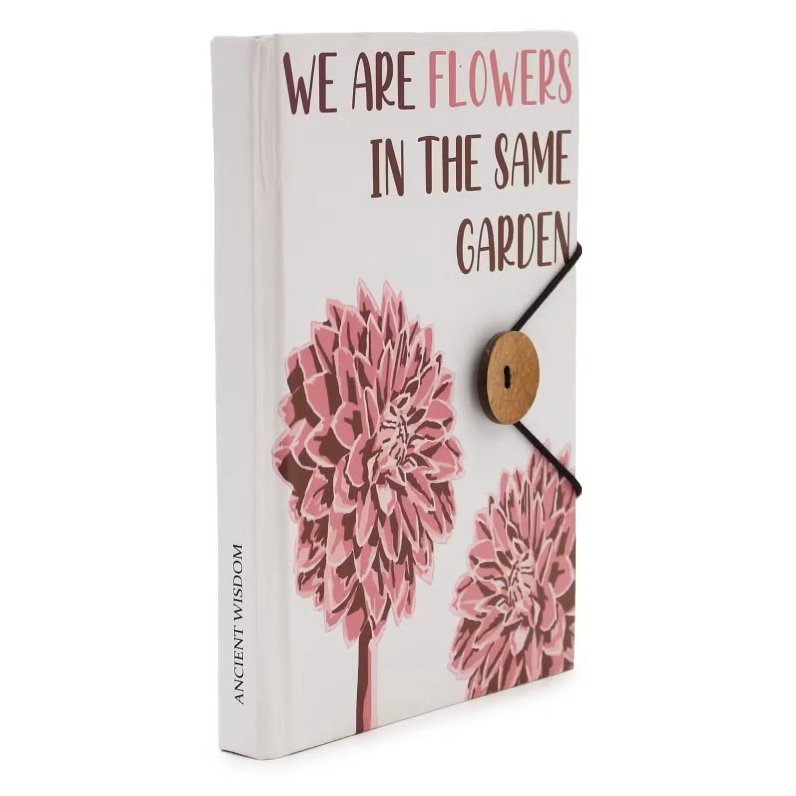 Notebook with strap - Flowers in the same garden 4.jpg