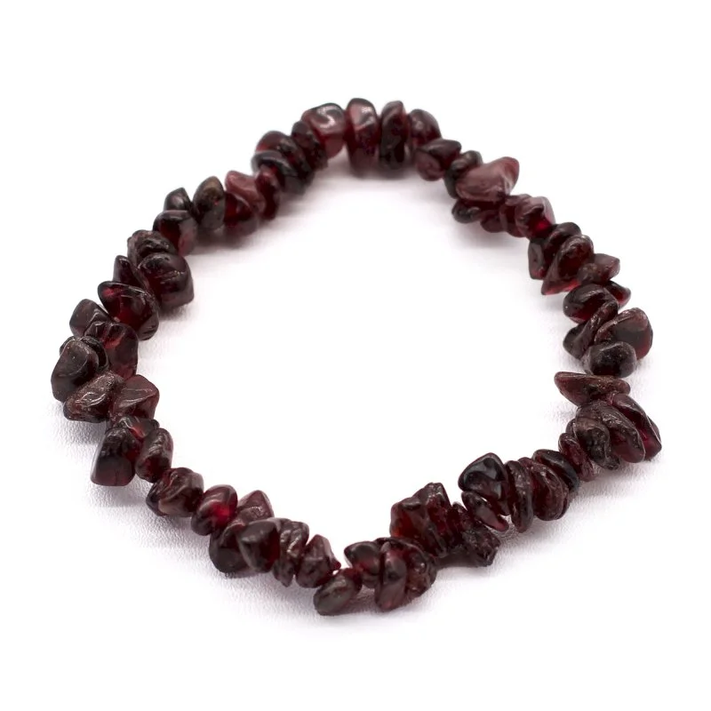 Blood Garnet Chip Stone Bracelet.jpeg