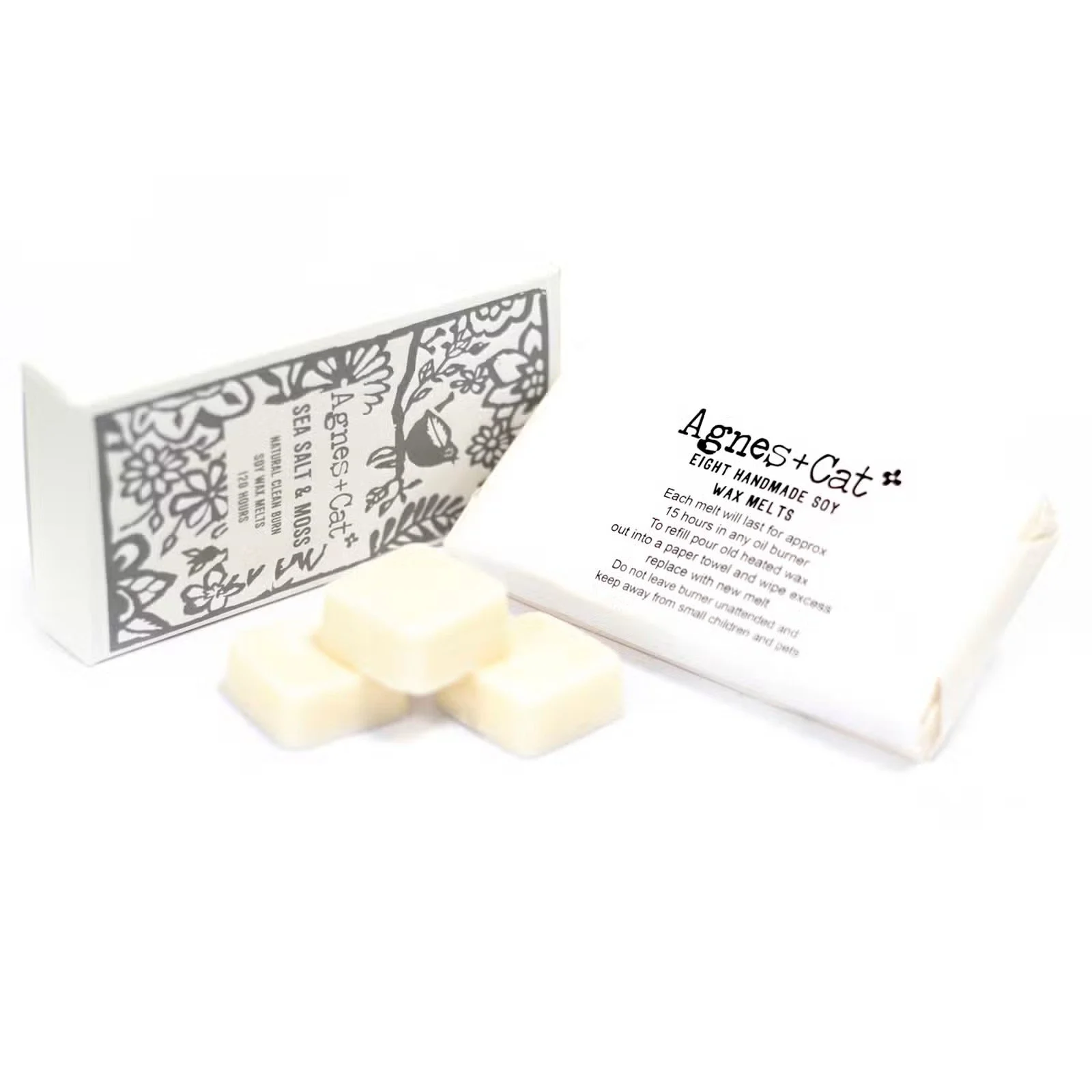 Agnes + Cat Box of 8 Wax Melts - Seasalt + Moss 2.jpg
