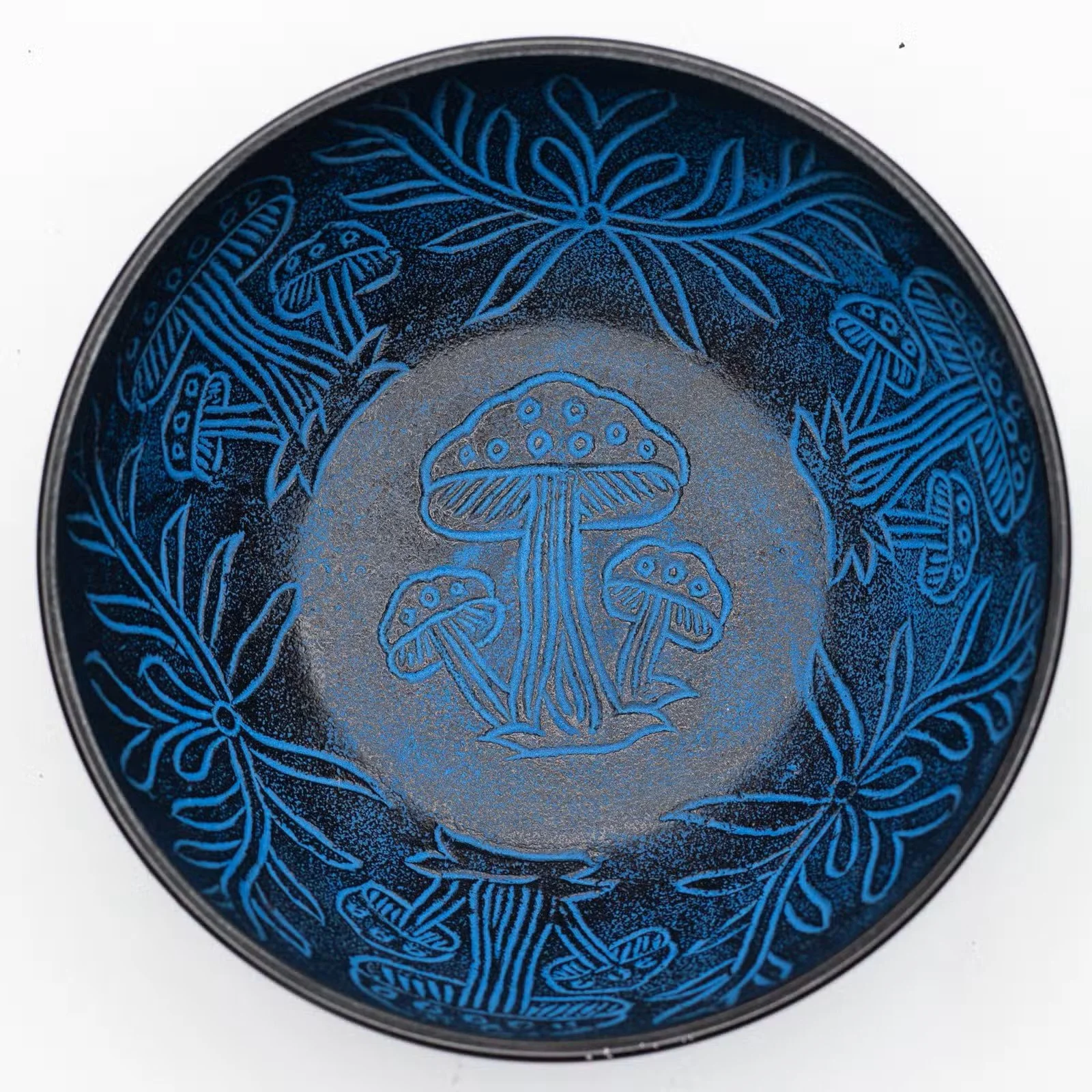 Aluminum Singing Bowl - Magic Mushroom - Blue design.jpg