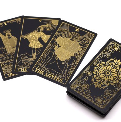 Gold Foil Tarot Set with Book  Image 3.jpg