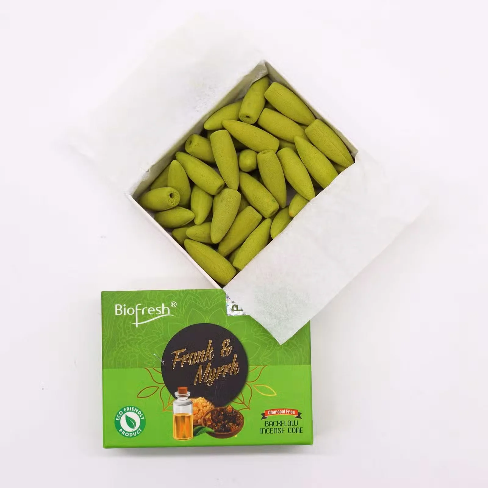 Biofresh Backflow Incense Cones - Frank & Myrrh 1.jpg