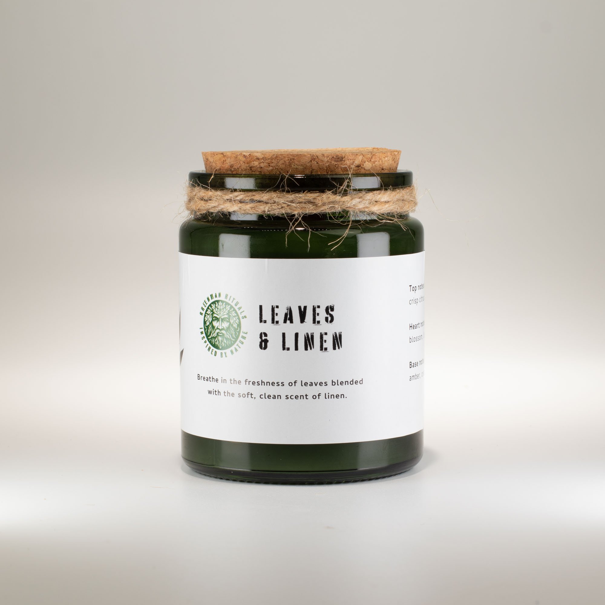 Woodwick Soy Candle - Leaves and Linen Image 3.jpeg