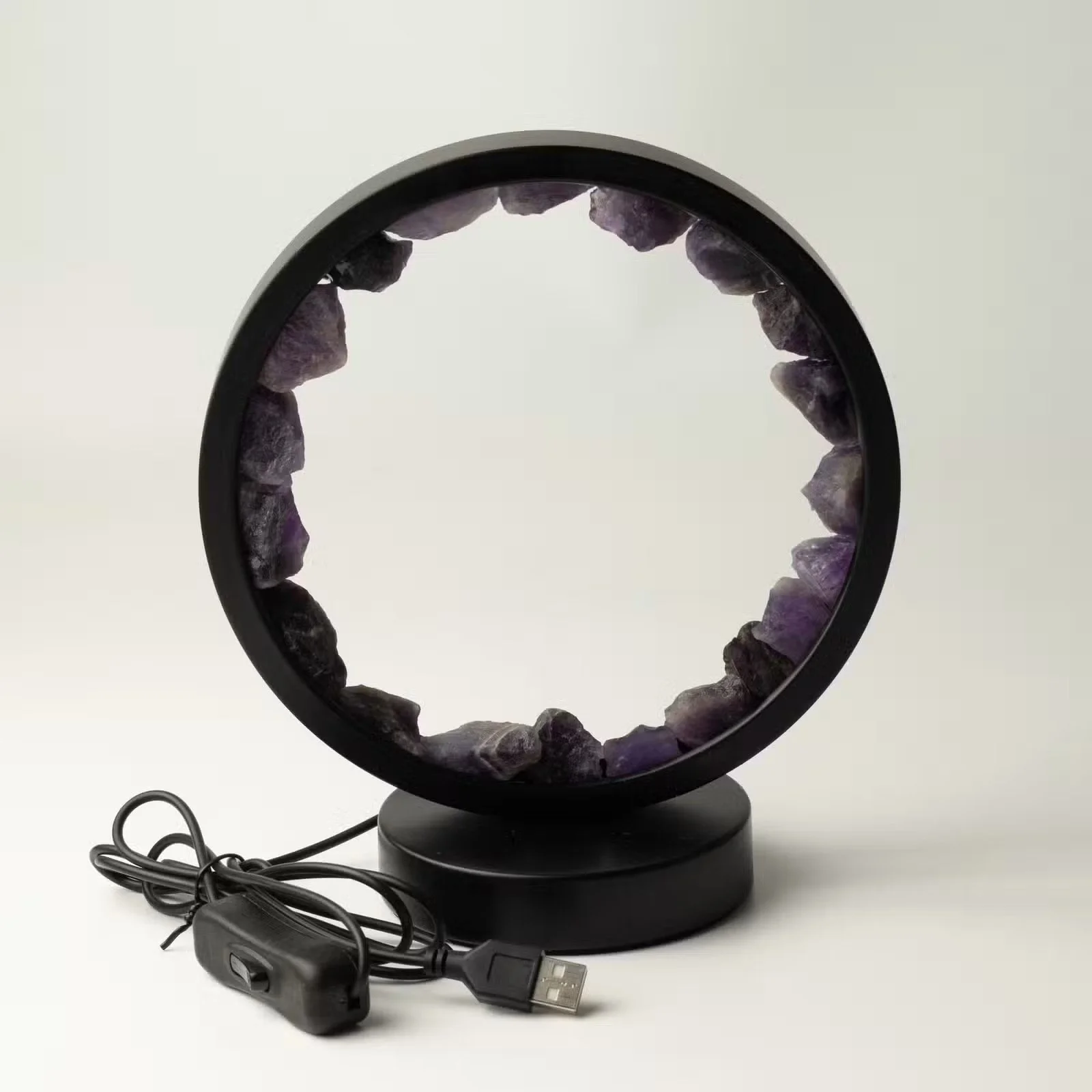 Gemstone Halo Lamp - Zen Spirit - Amethyst 5.jpg
