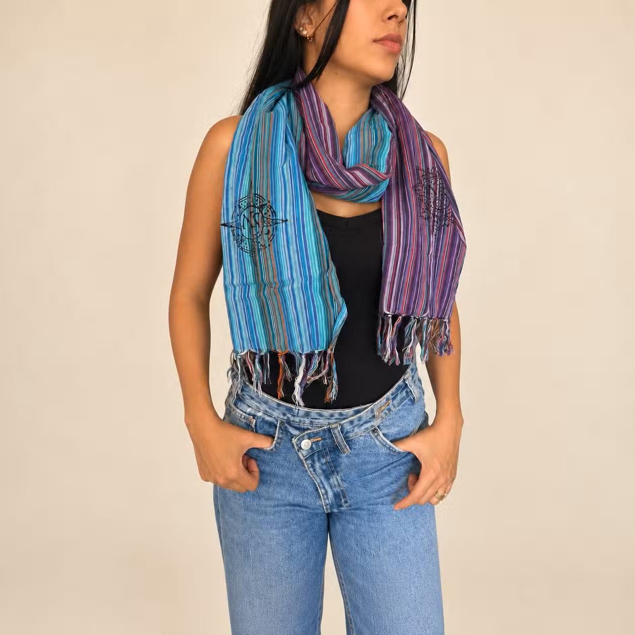 Nomad Sari - Travel Blessing Scarf - 170x50cm - Last Flight Home 2.jpg