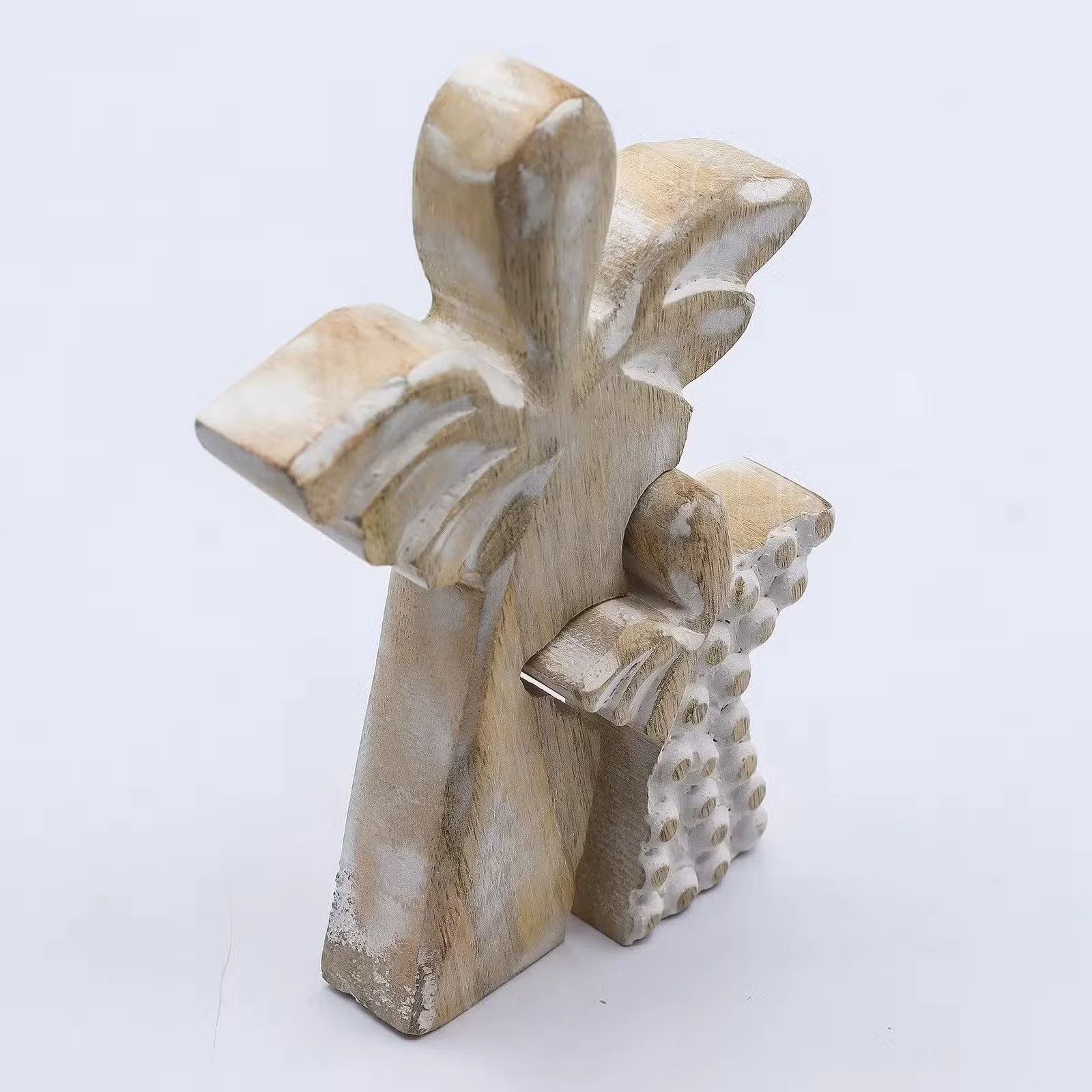 Mango Wood Angel in Angel - Whitewash 2.jpg