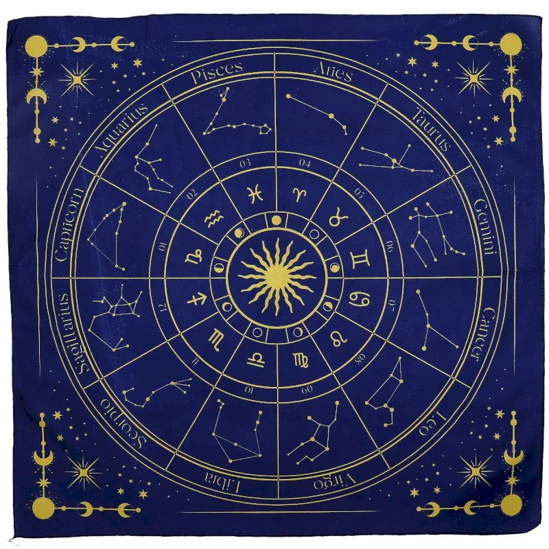Tarot Reading Cloth - Zodiac  Image 1.jpg