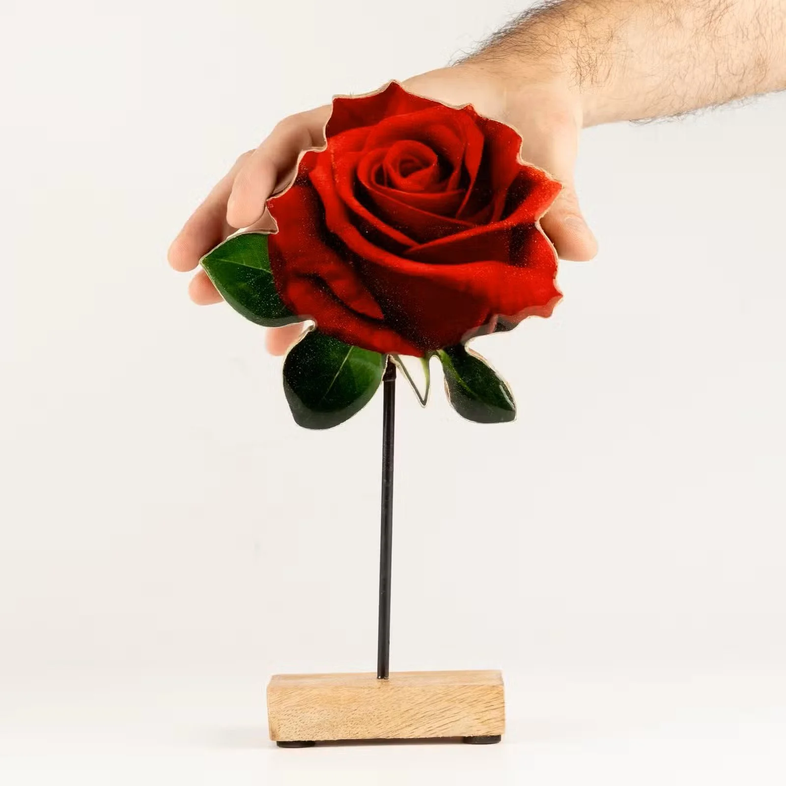 Wooden House Plants - Large Single Rose 1.jpg