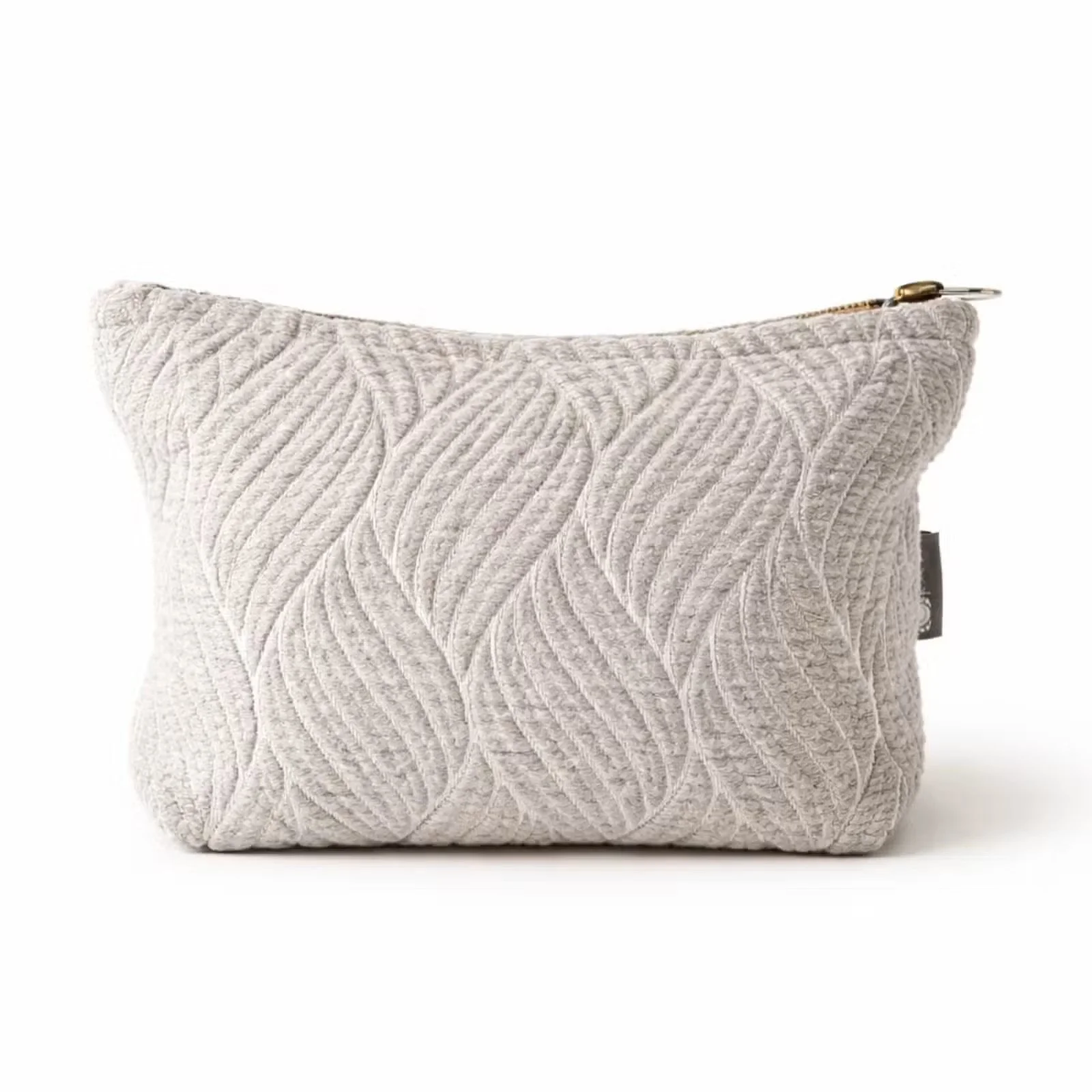 Nomad Sari Indian Jacquard Toiletry Bag - Moonlit Weave 1.jpg