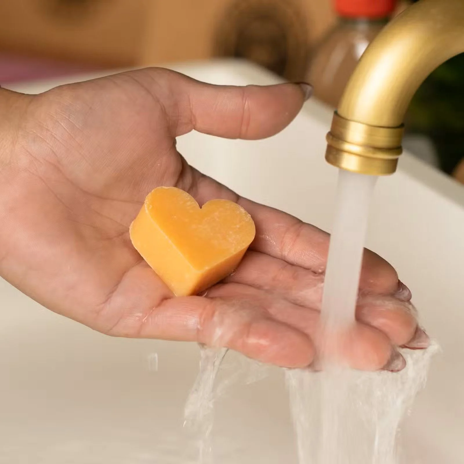 Heart Guest Soap - Orange & Warm Ginger 2.jpg