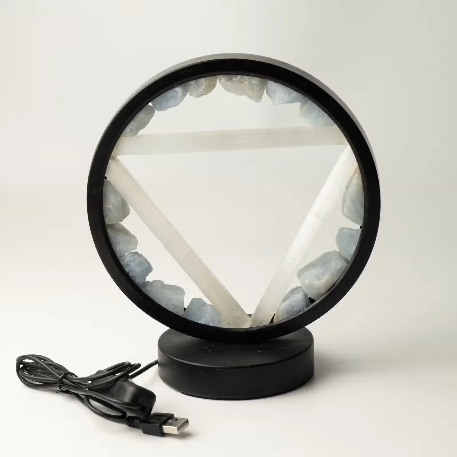 Gemstone Halo Lamp - Water - Aquamarine & Selenite 4.jpg
