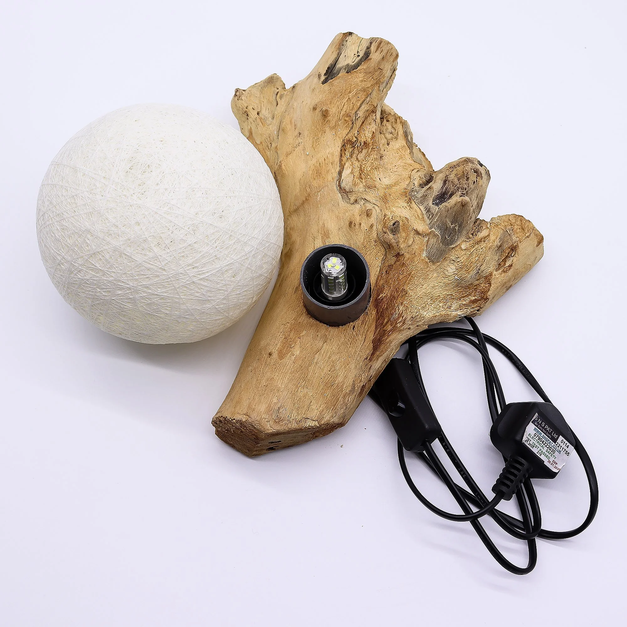 DriftGlow Lamp Cotton Luna Ivory Shade Lit Image 3.jpeg