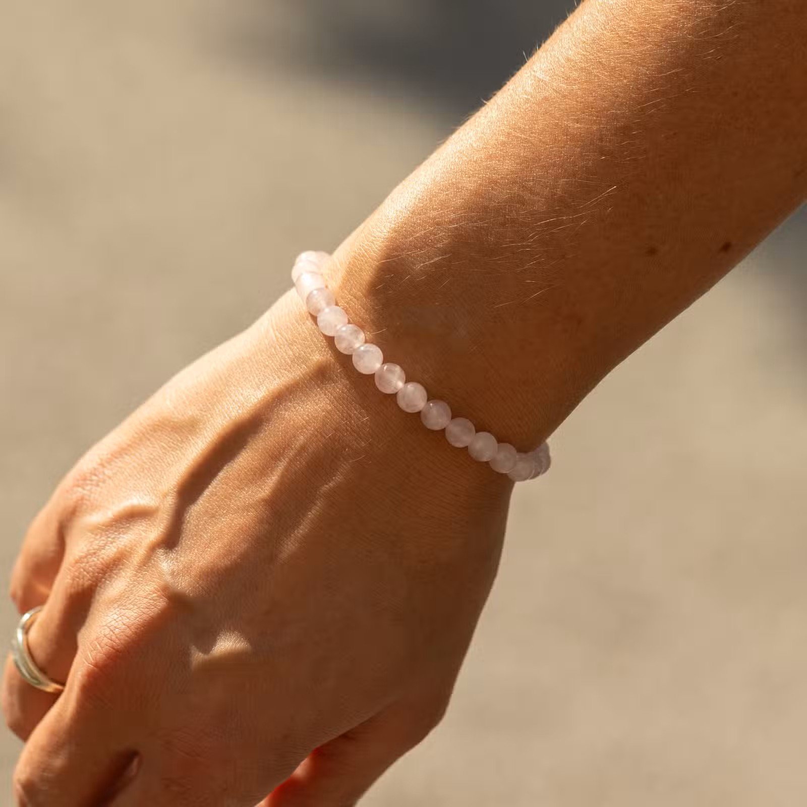 Petite Power Bracelet (17cmx6mm) - Rose Quartz 2.jpg