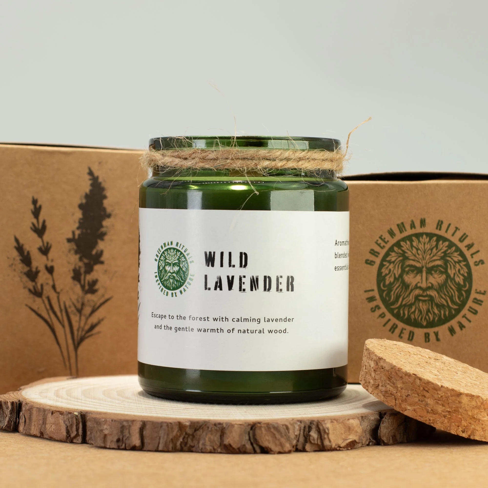 Woodwick Soy Candle - Wild Lavender Image 4.jpeg