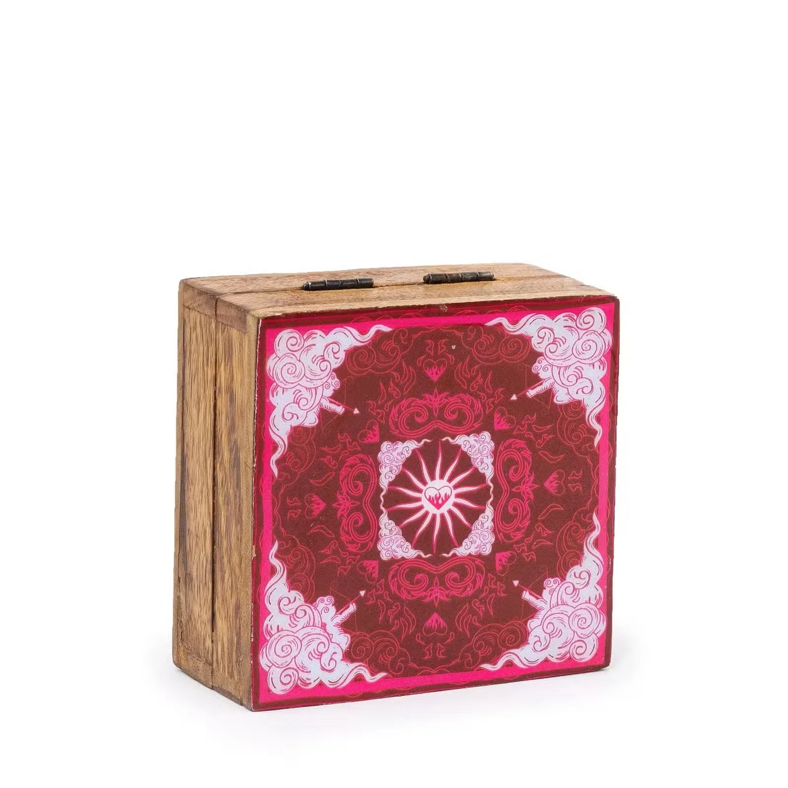 Hop Hare Small Enameled Square Box - Heart & Cupid 1.jpg
