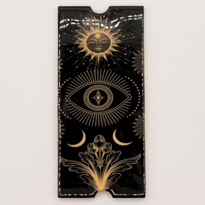 Four Section Tarot Box with Card Holder Eye Moon and Sun Image 6.jpg