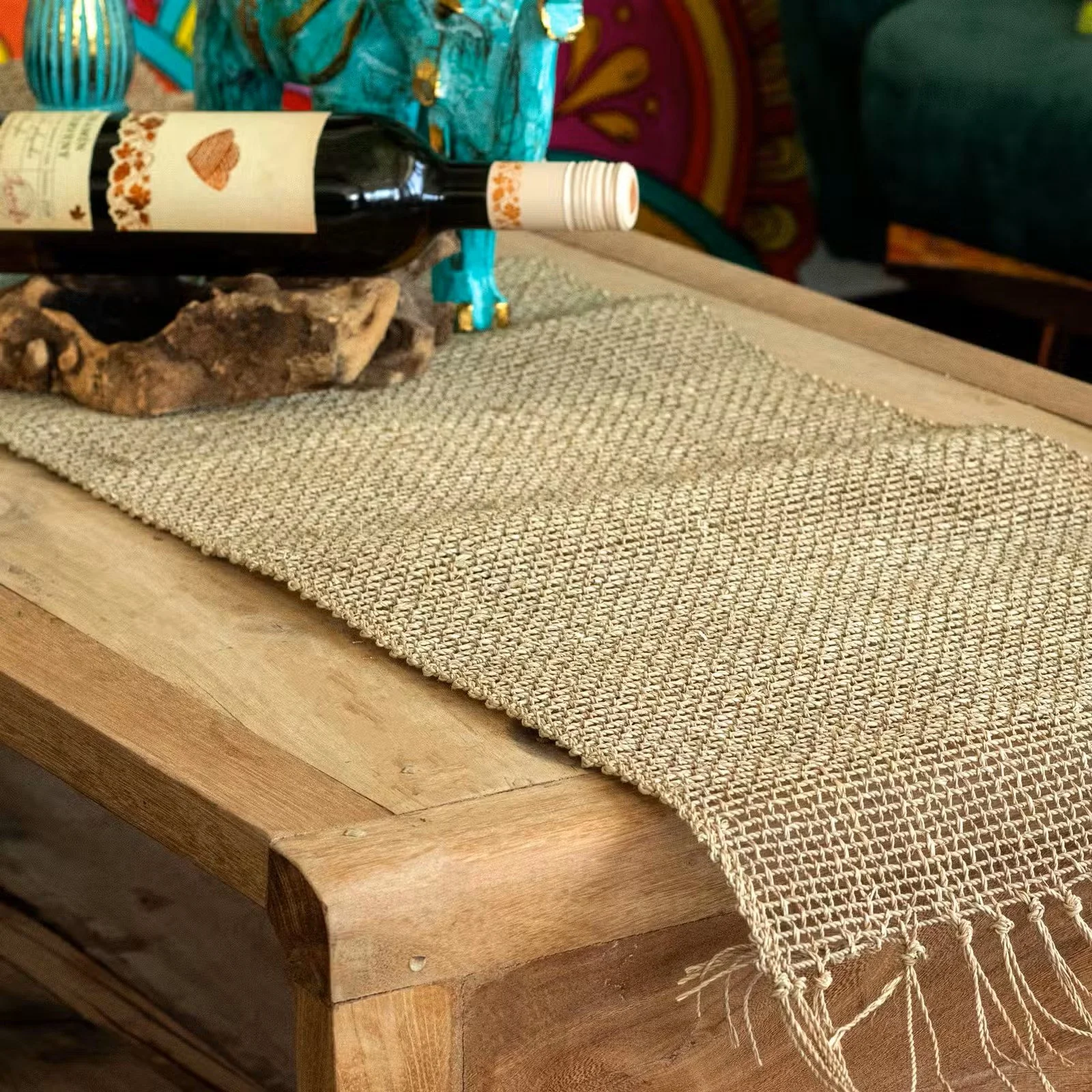 Seagrass Fringe Natural Table Runner - 150cm.jpg