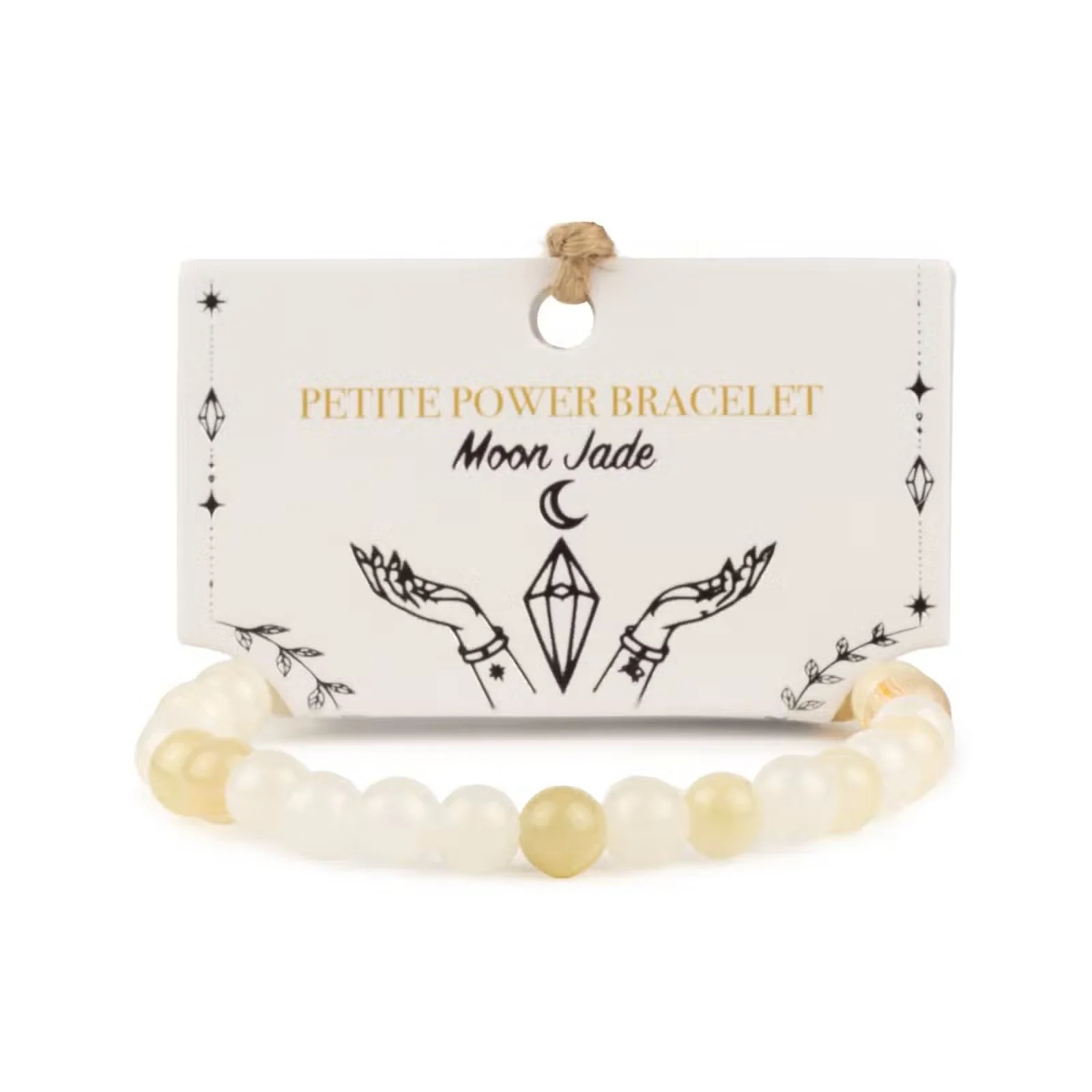 Petite Power Bracelet (17cmx6mm) - Moon Jade 1.jpg