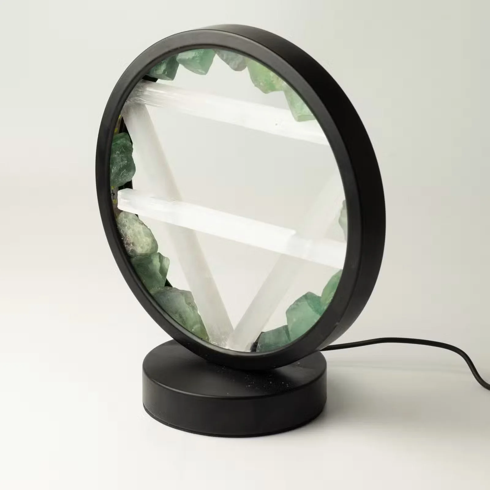 Gemstone Halo Lamp - Earth - Aventurine & Selenite 4.jpg