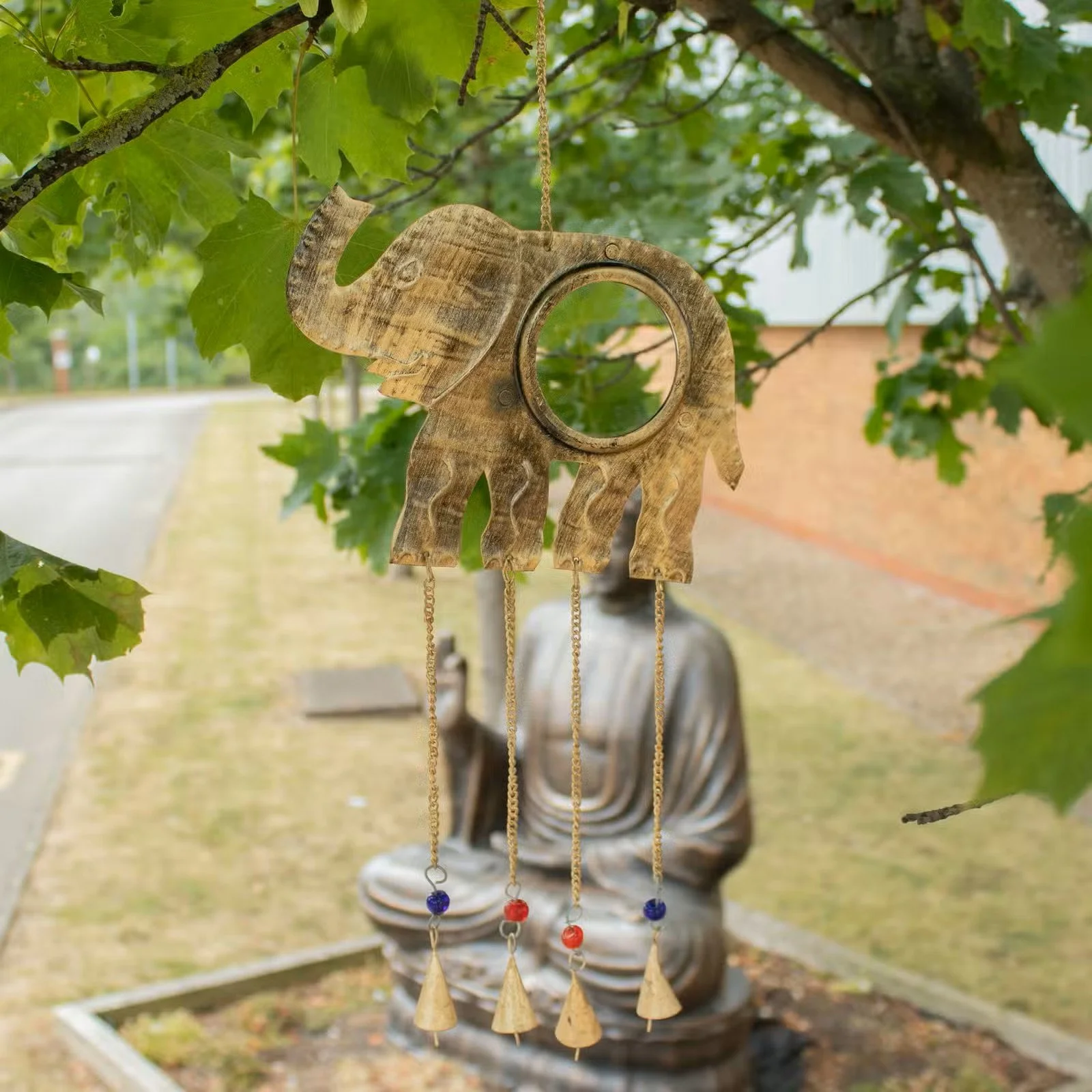 Indian Chimes - Elephant Lrg Mirror 4 Bells 2.jpg