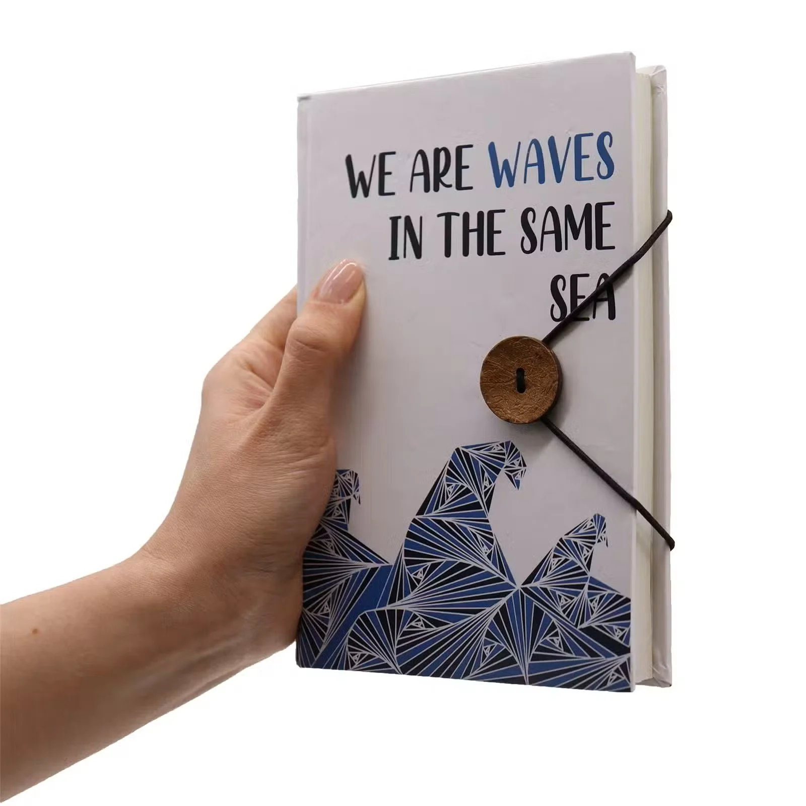 Notebook with strap - Waves in the same sea 4.jpg
