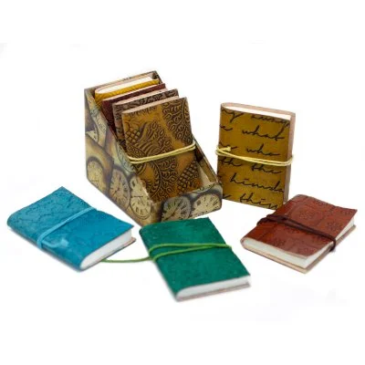 Mini Assorted Leather Notebooks Image 1.jpg