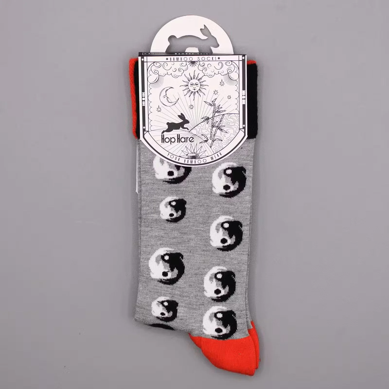 Hop Hare Bamboo Socks SM - Lucky Cats 4.jpg