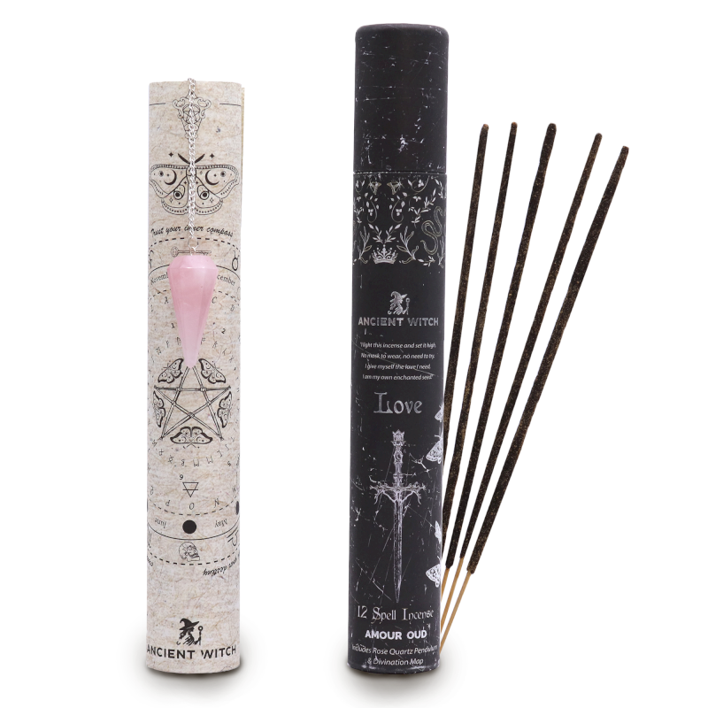 Ancient Witch Spell Incense - Love - Rose Quartz Pendulum.png
