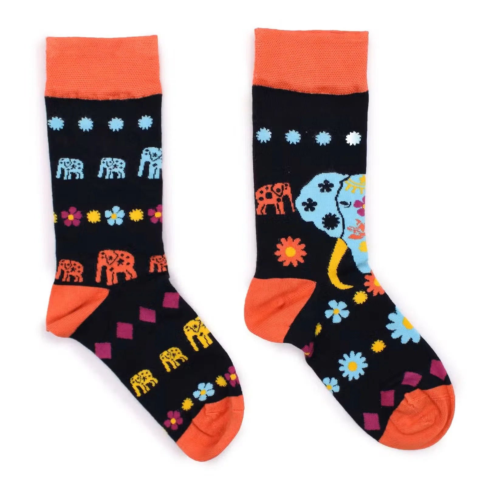 Hop Hare Bamboo Socks SM - Cosmic Elephant 3.jpg