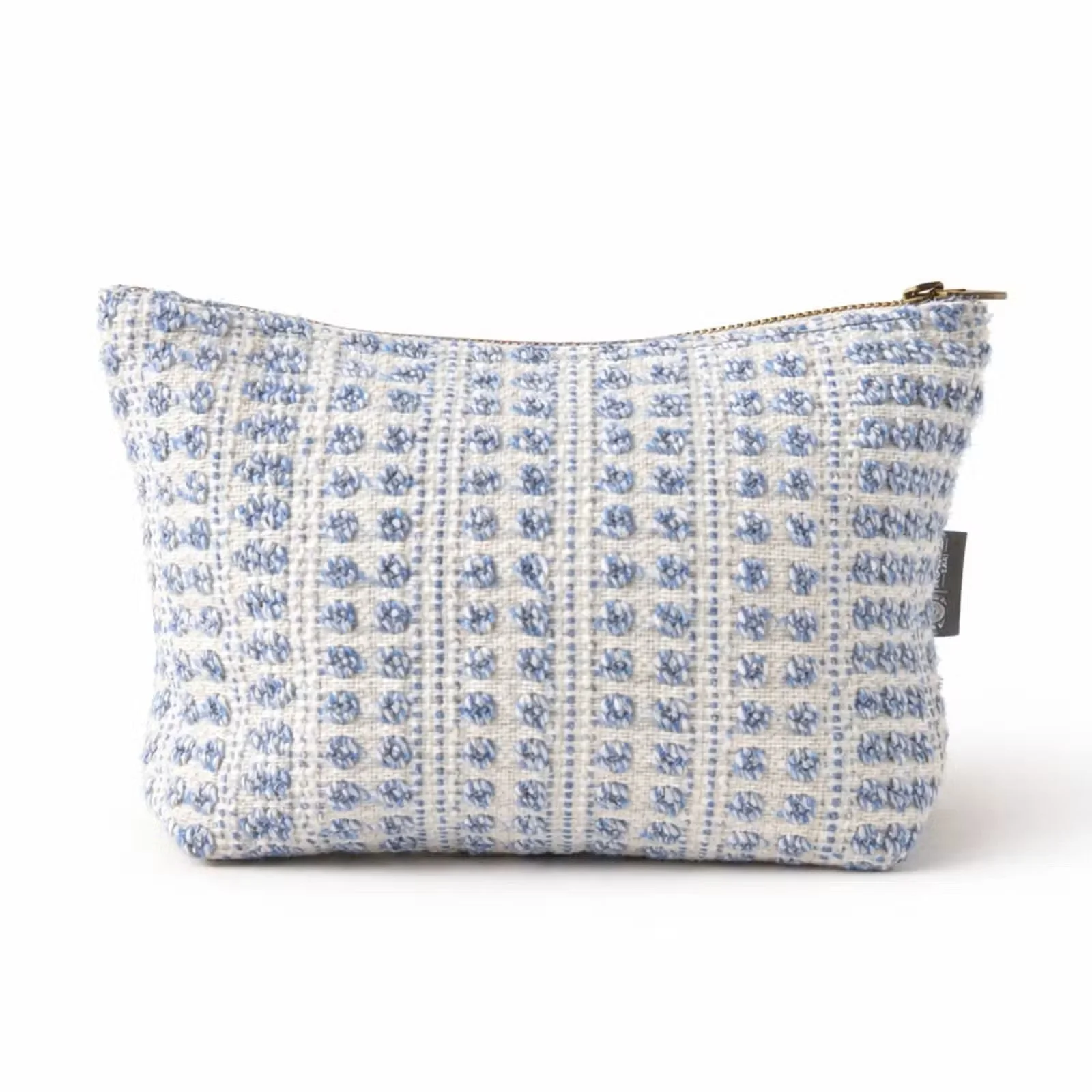 Nomad Sari Indian Jacquard Toiletry Bag - Indigo Echo 1.jpg