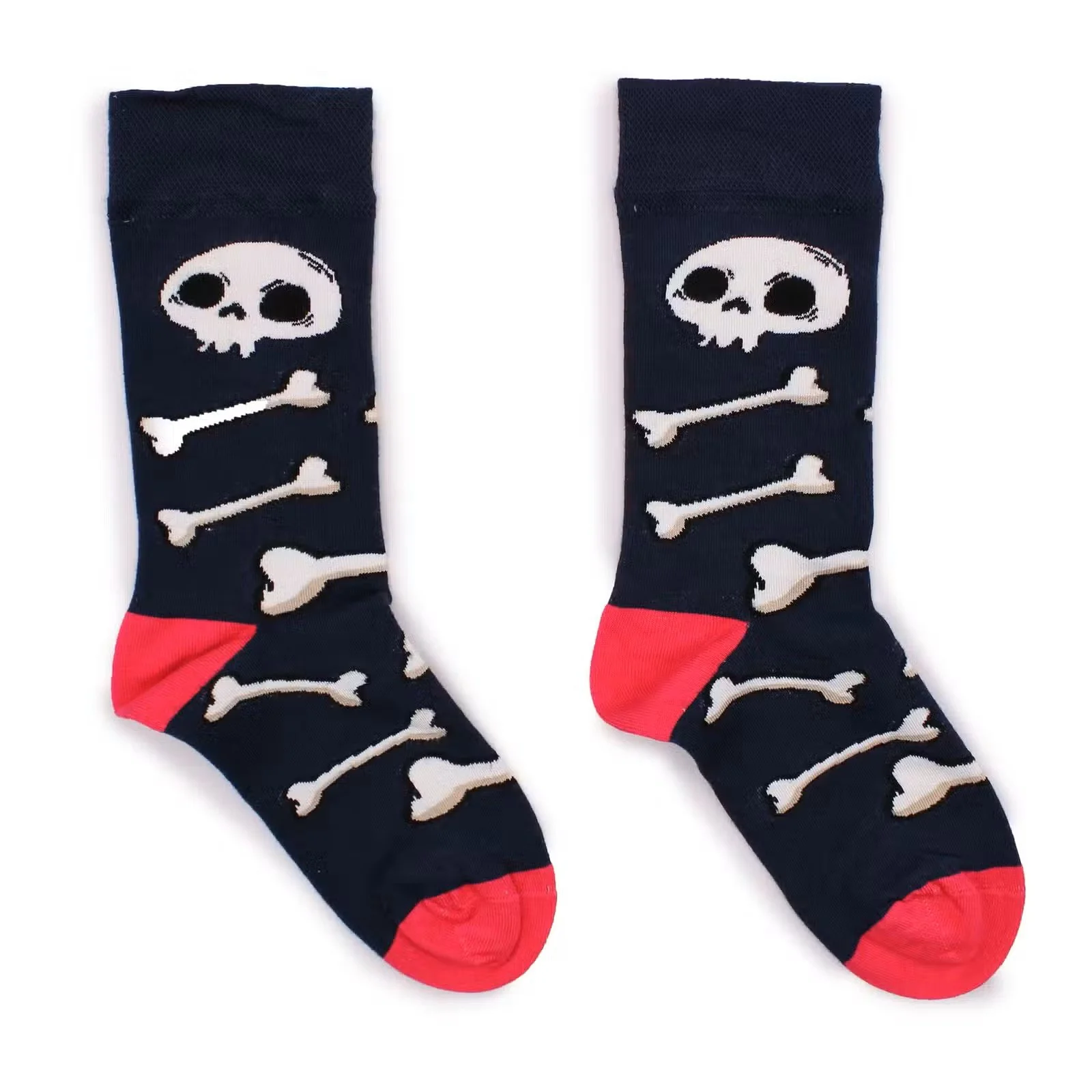 Hop Hare Bamboo Socks SM - Skulls and Bones 4.jpg