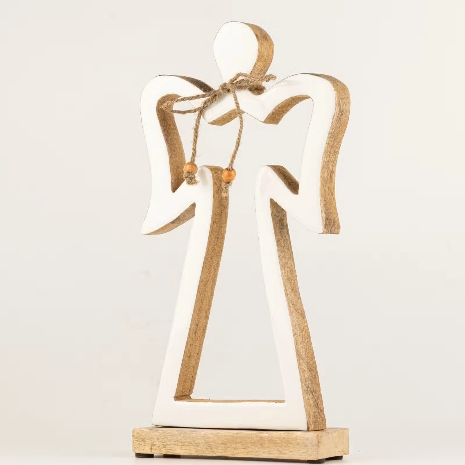 Large Mango Wood Halo Angel - White Enamel 4.jpg