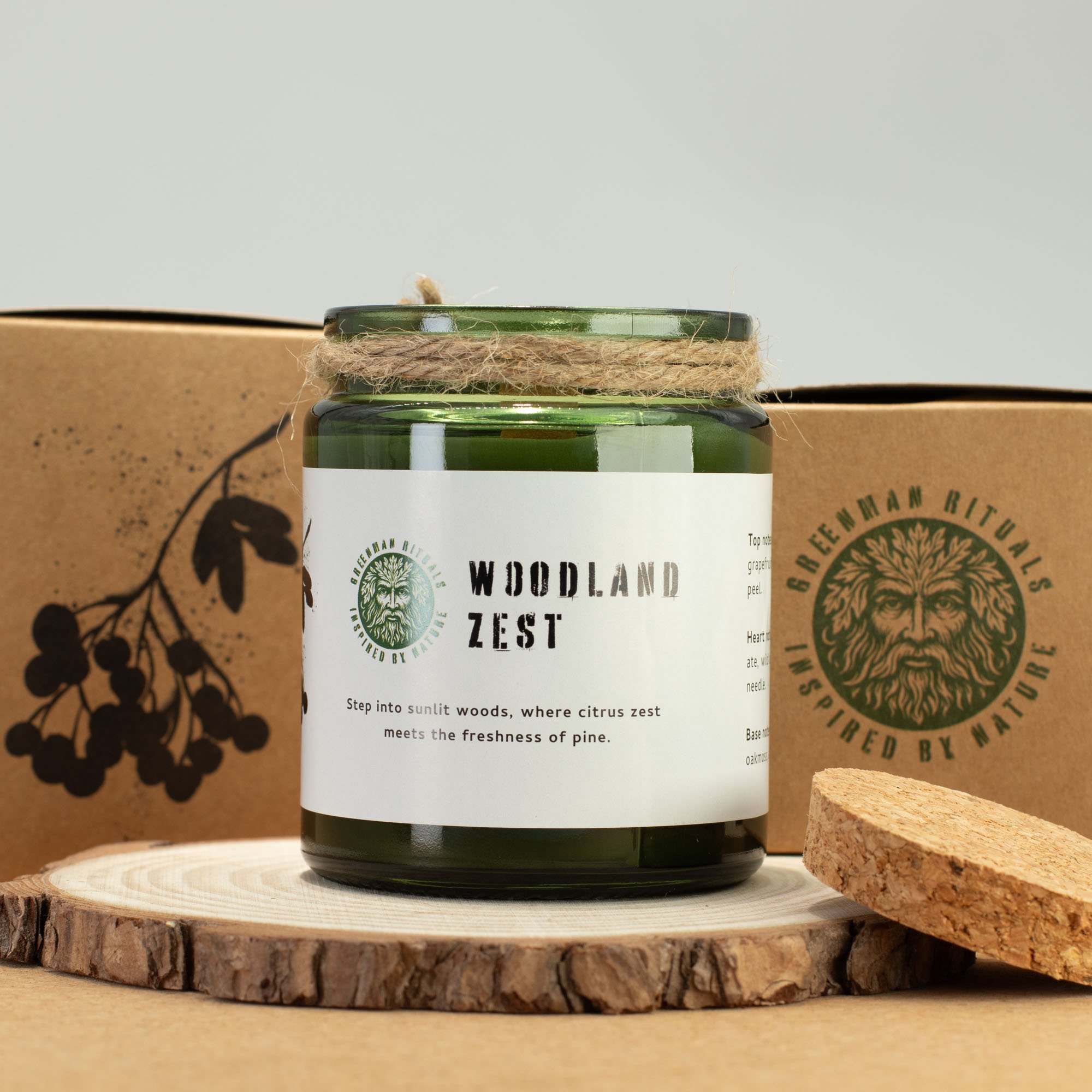 Woodwick Soy Candle - Woodland Zest image 3.jpeg