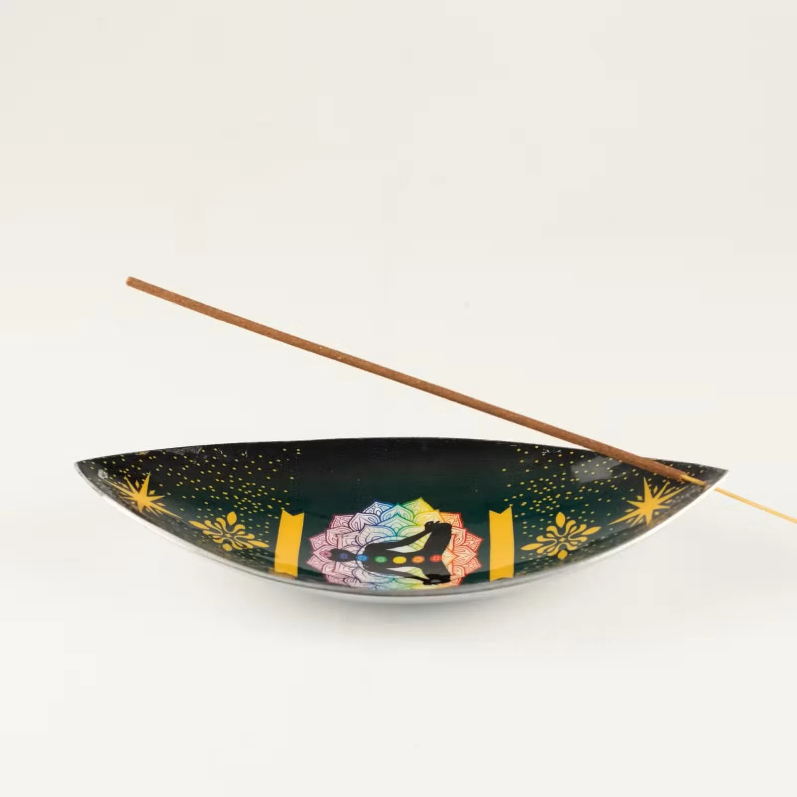 Enamelled Incense Bowl - Aluminum - Lotus Buddha Chakra 5.jpg