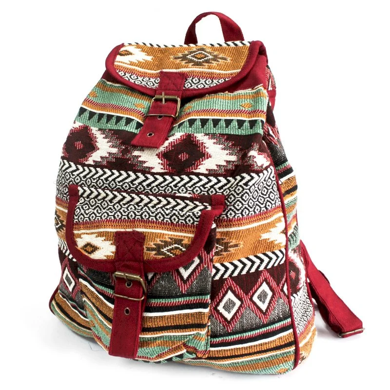Jacquard Bag - Chocolate Backpack Image 1.jpg