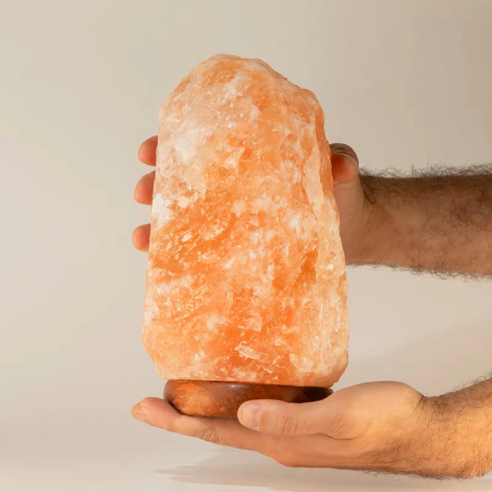 Quality Natural Salt Lamp - & Base apx 3-5kg 2.jpg
