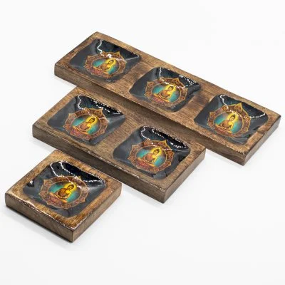 Enamelled Mango Tray Set - Buddha Image 2.jpg