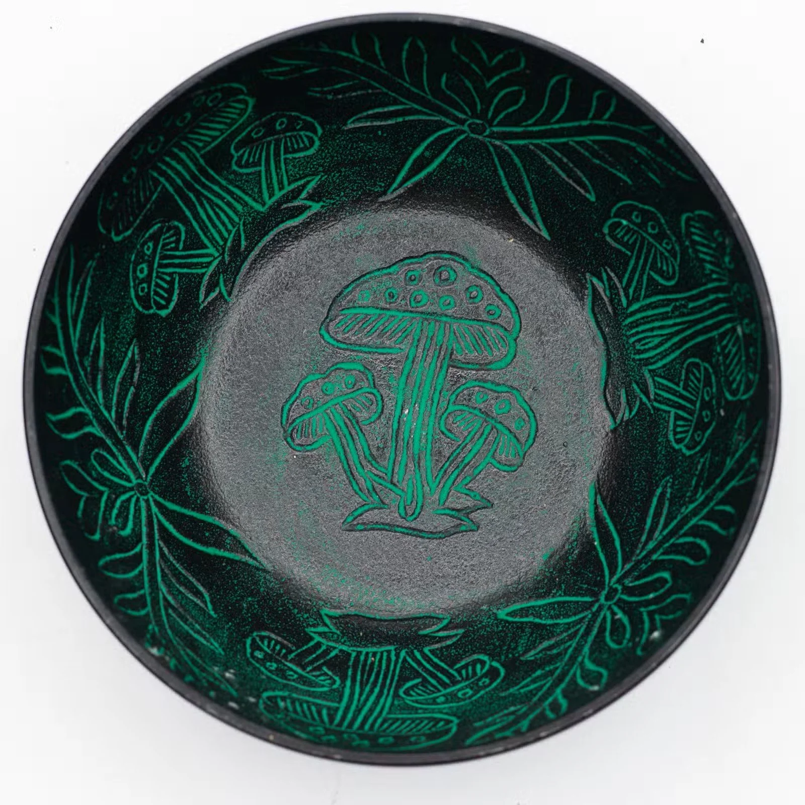 Aluminum Singing Bowl - Magic Mushroom - Green 4.jpg