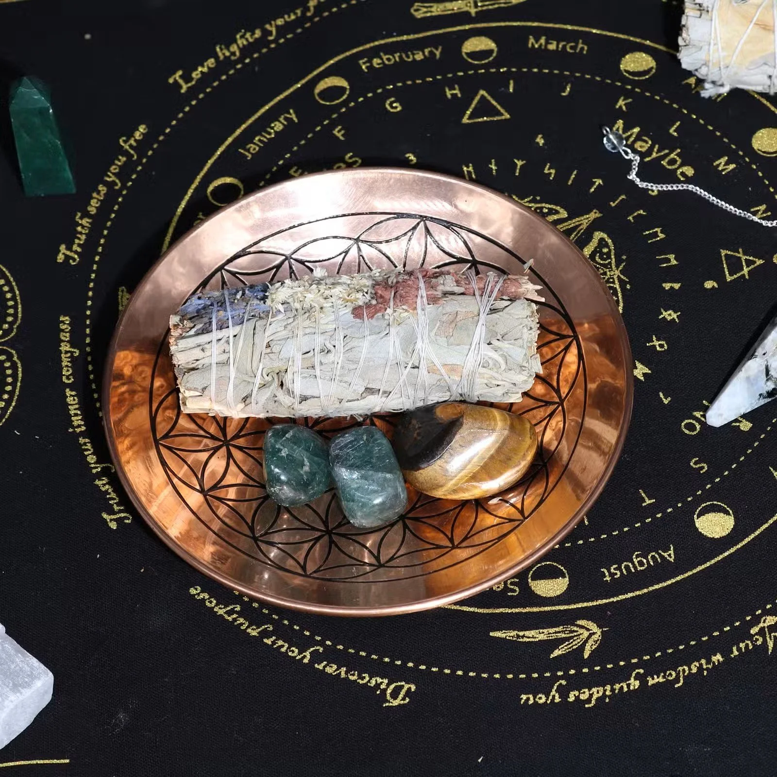 Copper Offer  Smudge Plate - Flower of Life 2.jpg