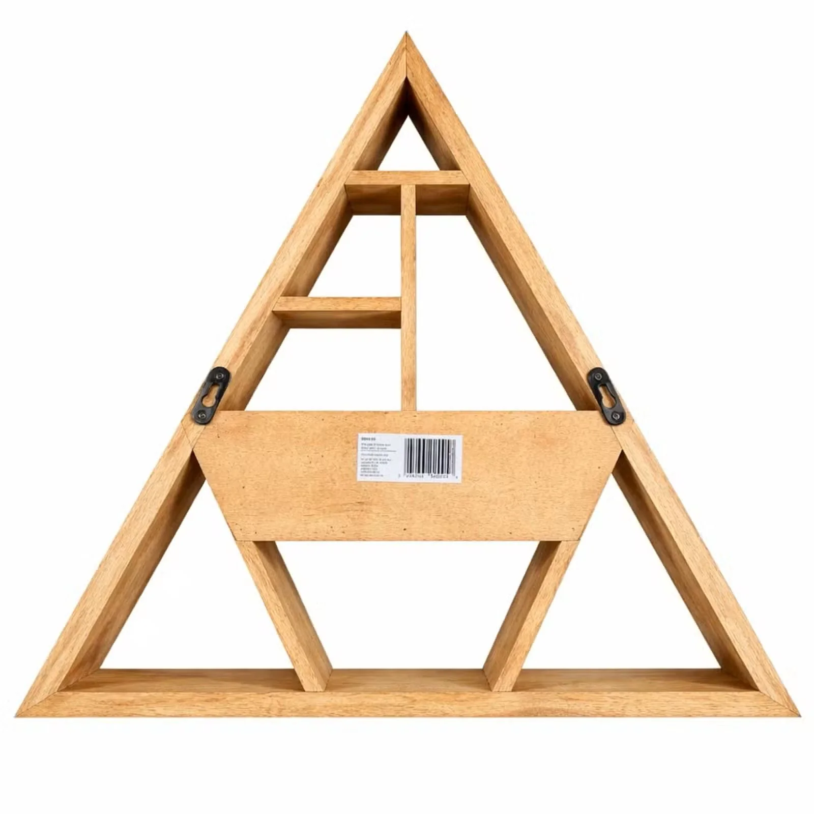 Triangle Shaped Wall Shelf with Drawer back view.jpg