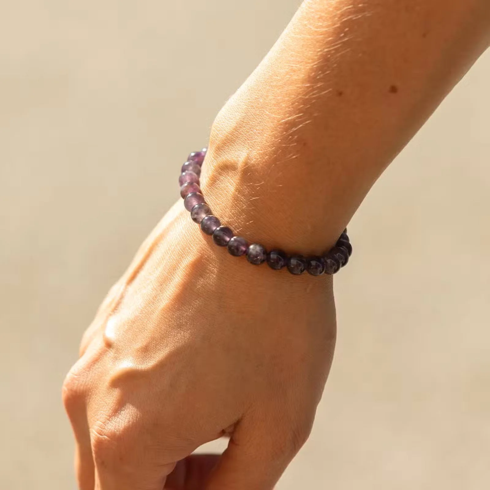 Petite Power Bracelet 17cmx6mm - Amethyst 2.jpg