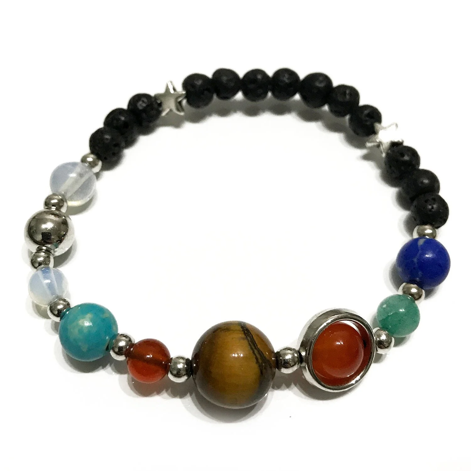 Lava Stone Bracelet - Silver Solar System.jpeg