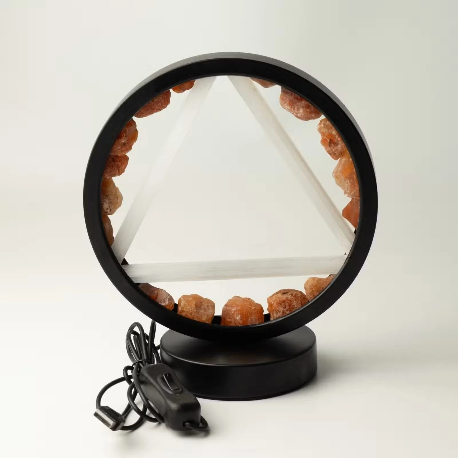 Gemstone Halo Lamp - Fire - Carnelian & Selenite 5.jpg