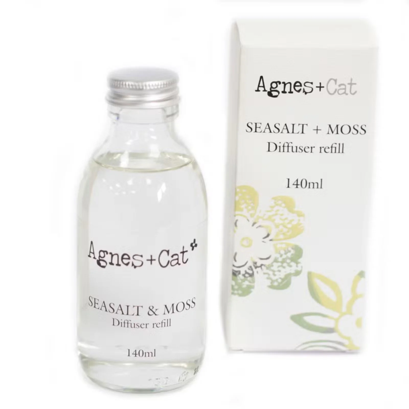 Agnes + Cat Reed Diffuser Refill - Seasalt and Moss 140ml 2.jpg